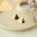 Boucles d'oreilles coeur Aphrodite