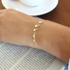 Joobee : bracelet petites pampilles Thea de Sissi 100Fils porté