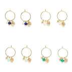 Joobee : Boucles d'oreilles mini créoles Donna de Jour de Mistral