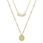 Joobee : Collier double doré June de Constance L.