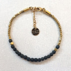 Joobee : bracelet perles en bois Jagua noir de Maison Clairon