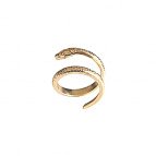 Joobee : bague serpent Eden de 4 Crosses