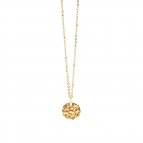 Joobee : collier médaille dorée Ivy de Ginandger