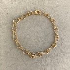 Joobee : Bracelet gros maillons de créateur Amanda de 4 Crosses