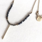 Joobee : collier perles pyrite Judi de By Fleur de Jade