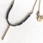 Joobee : collier perles pyrite Judi de By Fleur de Jade