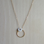 Joobee : collier pendentif porcelaine Cerame de Sissi 100Fils