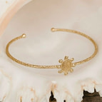 Joobee : bracelet jonc anémone de Un de Ces Quatre