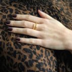 Joobee : bague serpent Eden de 4 Crosses portée