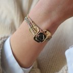 Joobee : Bracelet By Johanne Casino cœur porté