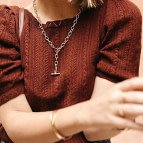 Joobee : collier gros maillons Lou de Gisel b. porté