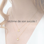 Joobee : collier double June de Constance L porté