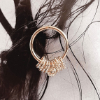 Joobee boucles d'oreilles Salomé de Petite Madame portées