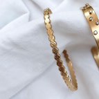 Joobee : bracelet jonc ouvert Pastilles de Léone