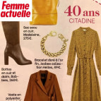 Joobee : bracelet grosse maille gourmette dorée Joan de Helles vu dans la presse