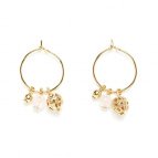 Joobee : Boucles d'oreilles mini créoles Donna de Jour de Mistral