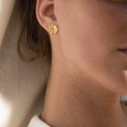 Boucles d'oreilles puces Giulia - sur commande