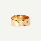 Bague martelée Satis - sur commande