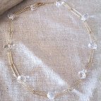 Joobee : collier cristal de roche Lili de Mai