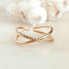 Joobee : bague croisée Surya de Un de Ces Quatre