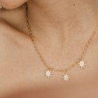 Joobee : collier Anémone de Un de Ces Quatre porté