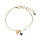 Joobee : Bracelet breloques lapis lazuli Donna