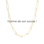 Joobee : collier maille rectangle Eternity de Helles