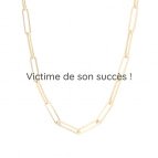 Joobee : collier maille rectangle Eternity de Helles