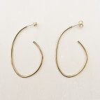 Joobee : Boucles d'oreilles créoles ovales Créola de Maison Clairon