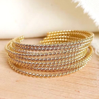 joobee bracelet jonc torsadé