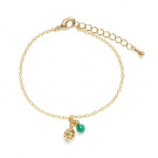 Bracelet breloques amazonite Donna de Jour de Mistral