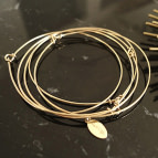 Joobee : bracelet jonc 3 fils Hati de Sissi 100Fils
