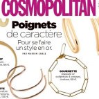 Joobee : bracelet maille rectangle Hugo de 4 Crosses vu dans la presse