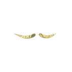 Joobee : Boucles d'oreilles puces argent Athena or de Stella Mai