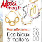 Joobee : boucles d'oreilles puces dorées eternity de Helles vu dans la presse