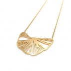 Collier pendentif feuille de Bijoux Nadja Carlotti