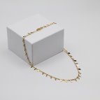 Joobee : collier pampilles dorées Elsa de 4 Crosses