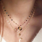 Joobee : collier tourmaline India de Stella Mai porté