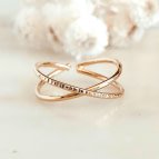 Joobee : bague croisée Surya de Un de Ces Quatre