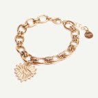 Bracelet doré pendentif cœur Judith - sur commande