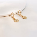 Joobee : boucles d'oreilles mini créoles zircons Liz de Moody Arty