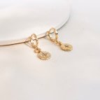 Joobee : boucles d'oreilles mini créoles zircons Liz de Moody Arty