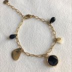 Joobee : bracelet breloques pyrite Ilo de Maison Clairon