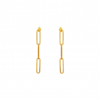Joobee : Boucles d'oreilles pendantes gros maillons Eternity de Helles