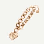 Bracelet doré pendentif cœur Judith - sur commande