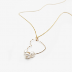 Joobee : collier Coeur de perle de Gisel b.