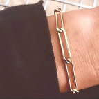 Joobee : bracelet maille gourmette Roucas de Maison Clairon