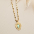 Joobee : collier amazonite Honolulu de Aurélie Joliff
