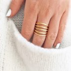 Joobee : bague Helles portée