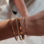 Joobee : bracelet jonc bracelet jonc fin Goutte de Léone porté